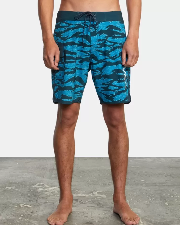RVCA Calções De Banho Zak Noyle Eastern 18” Masculino | XBLJRU-072< Calções De Banho