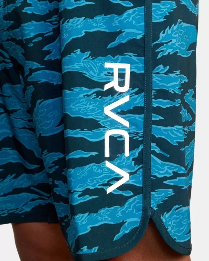 RVCA Calções De Banho Zak Noyle Eastern 18” Masculino | XBLJRU-072< Calções De Banho