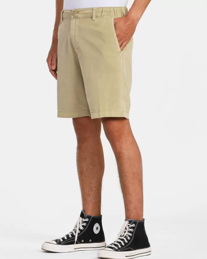 RVCA Calções All Time Coastal Rinsed Híbrido 19" Masculino | PFILGM-674< Calções