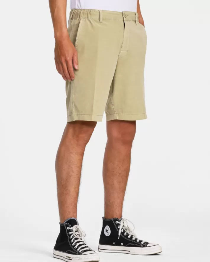 RVCA Calções All Time Coastal Rinsed Híbrido 19" Masculino | PFILGM-674< Calções