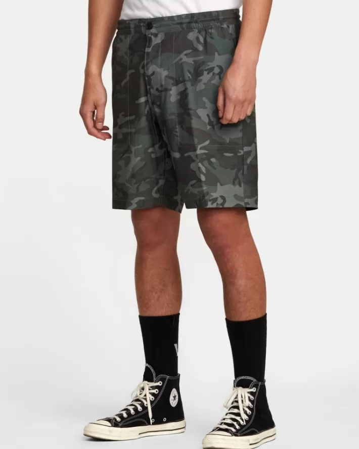 RVCA Calções All Time Hemp Híbrido Board19" Masculino | XGYOEL-592< Calções