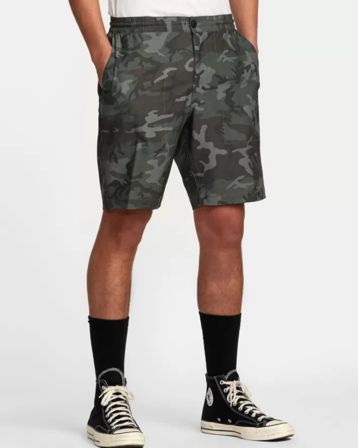 RVCA Calções All Time Hemp Híbrido Board19" Masculino | XGYOEL-592< Calções