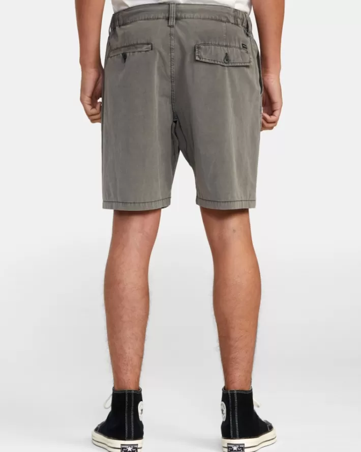 RVCA Calções All Time Rinsed Coastal Híbrido 19” Masculino | COXBQI-419< Calções