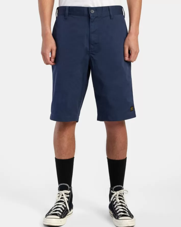 RVCA Calções Americana Walkshorts 22” Masculino | FQSMTW-290< Calções