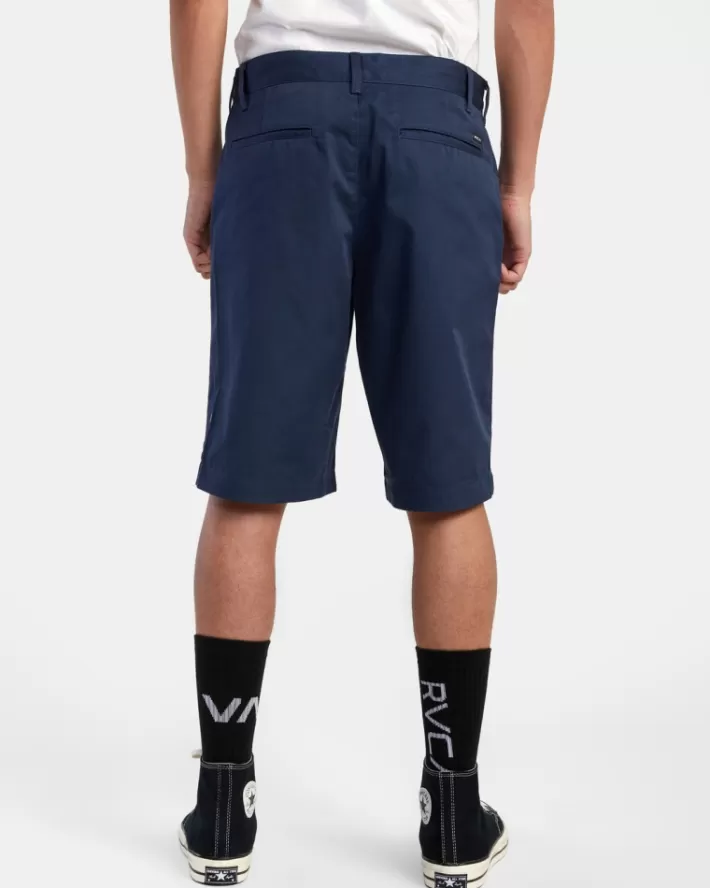 RVCA Calções Americana Walkshorts 22” Masculino | FQSMTW-290< Calções