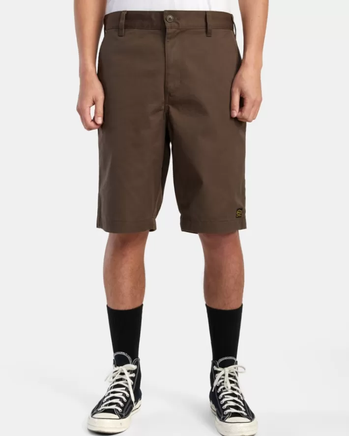 RVCA Calções Americana Walkshorts 22" Masculino | IPKLSX-256< Calções