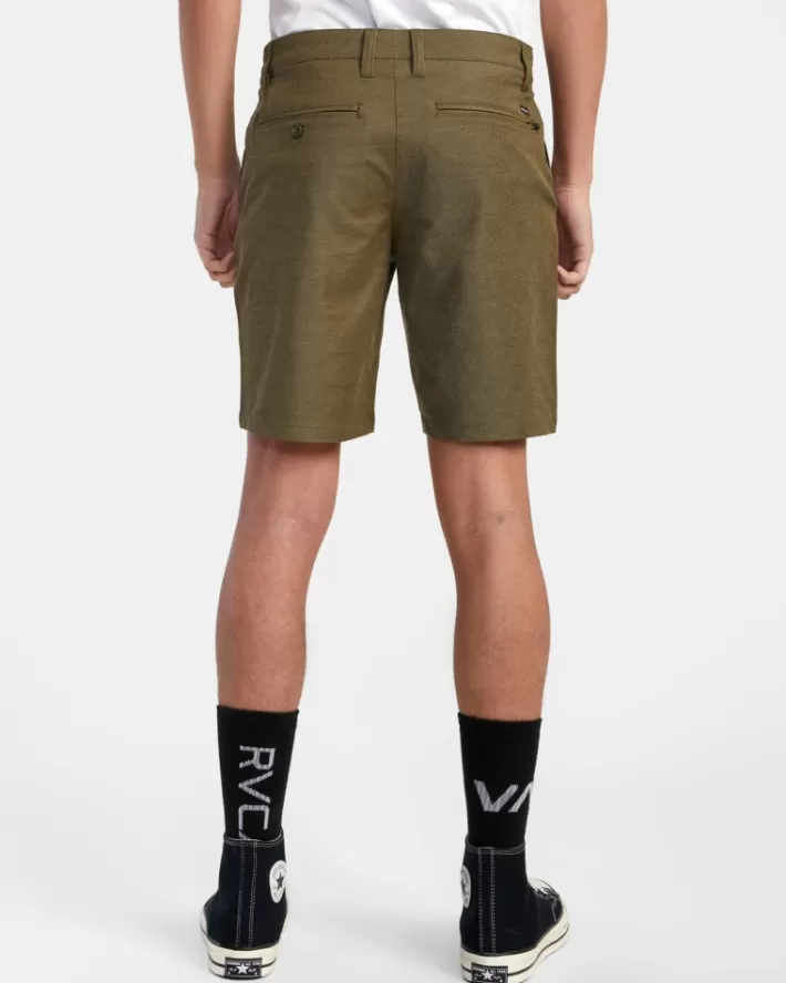 RVCA Calções Back In Híbrido 19" Masculino | PZDSJF-460< Calções