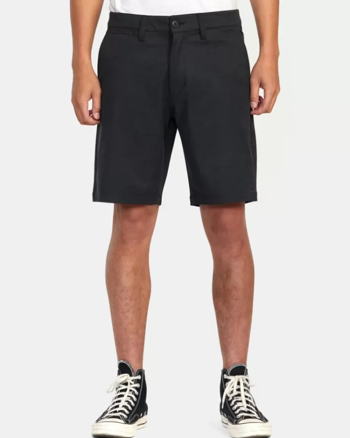 RVCA Calções Back In Híbrido Walkshorts 19" Masculino | JGDMZR-472< Calções