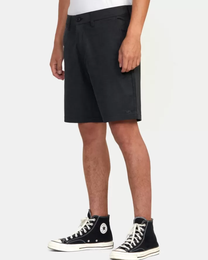 RVCA Calções Back In Híbrido Walkshorts 19" Masculino | JGDMZR-472< Calções