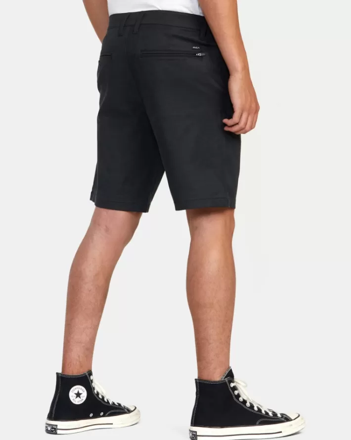 RVCA Calções Back In Híbrido Walkshorts 19" Masculino | JGDMZR-472< Calções