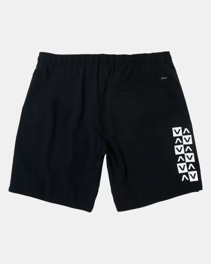 RVCA Calções Barron Mamiya Yogger Stretch 17" Performance Masculino | MLSPRC-746< Calções