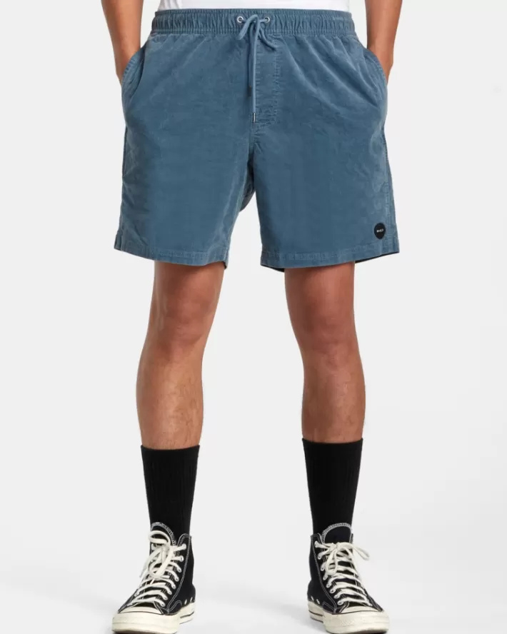 RVCA Calções Escape Elastic Corduroy 17” Masculino | GDRHUA-874< Calções