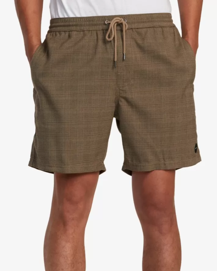 RVCA Calções Escape Suiting Elastic Walkshorts 17" Masculino | MLHXKS-942< Calções
