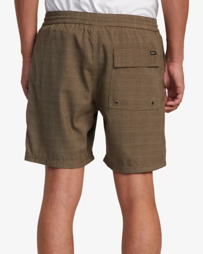 RVCA Calções Escape Suiting Elastic Walkshorts 17" Masculino | MLHXKS-942< Calções