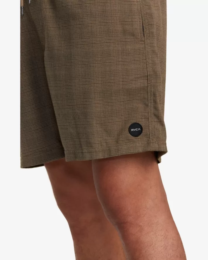 RVCA Calções Escape Suiting Elastic Walkshorts 17" Masculino | MLHXKS-942< Calções