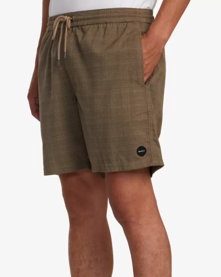 RVCA Calções Escape Suiting Elastic Walkshorts 17" Masculino | MLHXKS-942< Calções