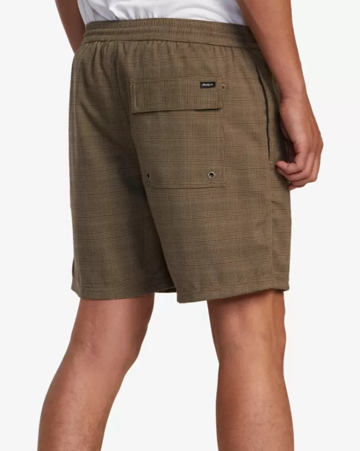 RVCA Calções Escape Suiting Elastic Walkshorts 17" Masculino | MLHXKS-942< Calções