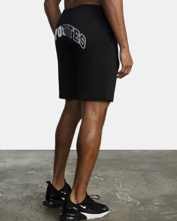 RVCA Calções Esportivos IV Big Split Elastic Walkshorts 17" Masculino | YIRQOA-479< Calções