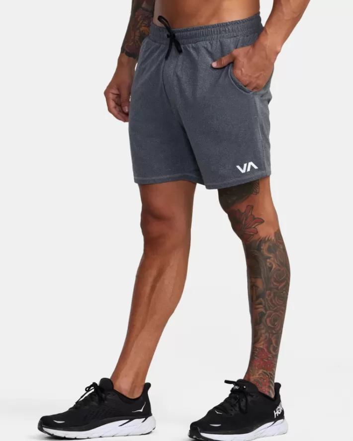 RVCA Calções Esportivos Vent Elastic Corrida 16" Masculino | OVDLIT-985< Calções