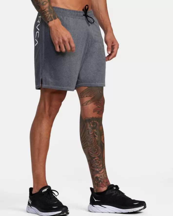 RVCA Calções Esportivos Vent Elastic Corrida 16" Masculino | XTSUKY-178< Calções