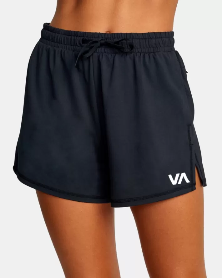 RVCA Calções Esportivos Vent Workout 2.5" Feminino | BOREKL-478<MULHER Calções