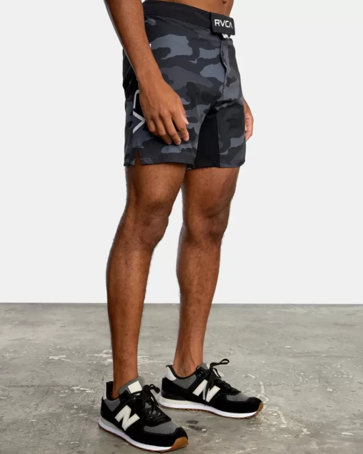 RVCA Calções Fight Scrapper Elastic Walkshorts 15" Masculino | PFUGQN-923< Calções