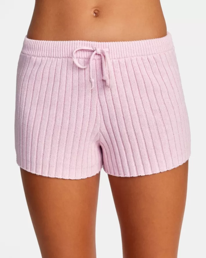 RVCA Calções For The Record Knit Feminino | CMIZPV-267<MULHER Calções