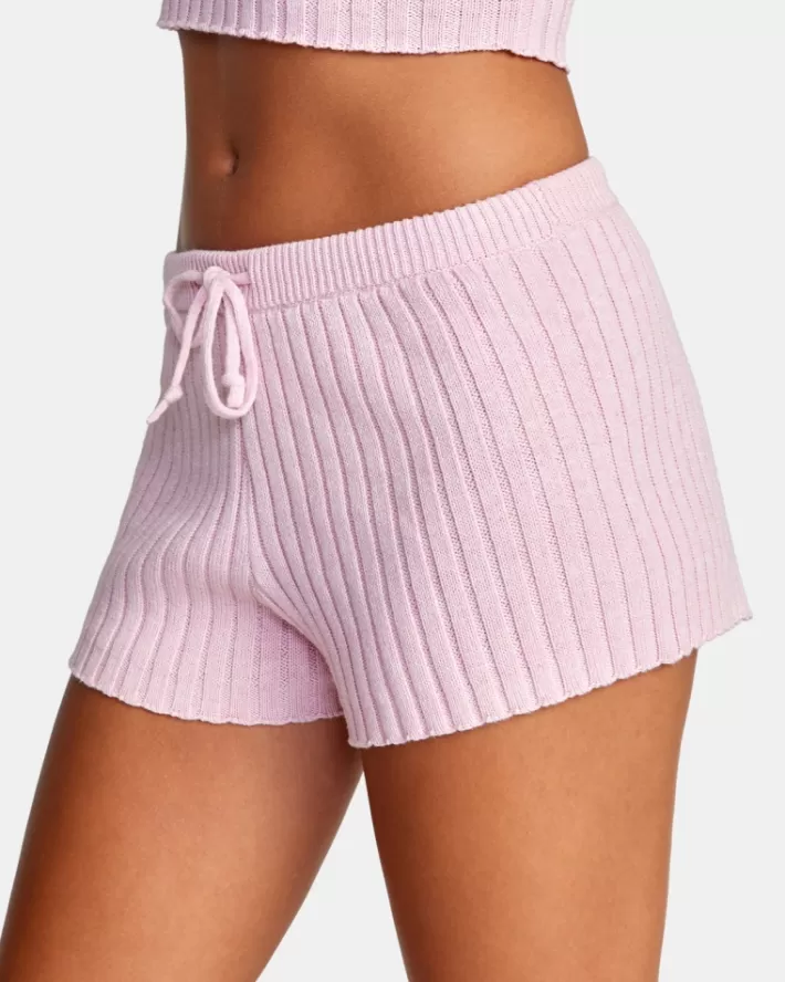 RVCA Calções For The Record Knit Feminino | CMIZPV-267<MULHER Calções