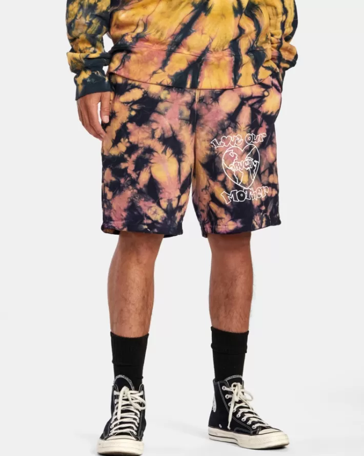 RVCA Calções Freaktopia Love Your Mother Sweat Masculino | FLBGMZ-982< Calções