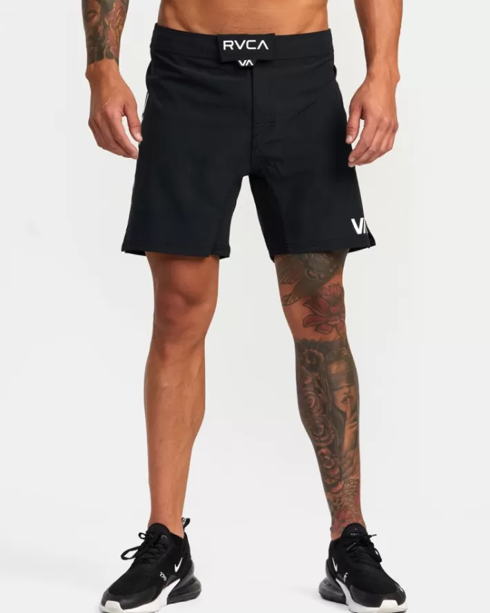 RVCA Calções Grappler Elastic Walkshorts 17" Masculino | VCMTOU-970< Calções