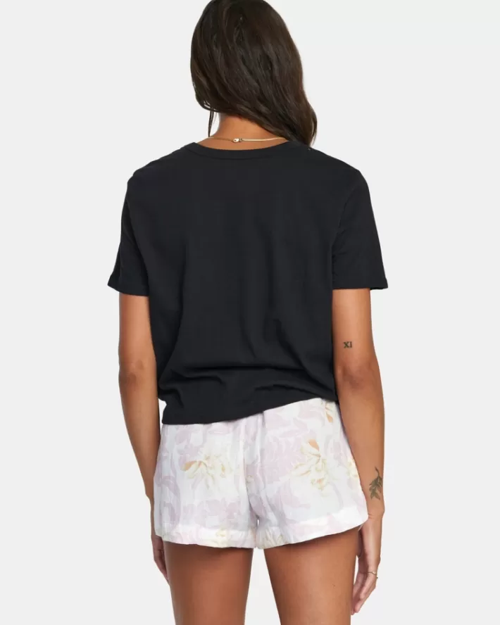 RVCA Calções Linen New Yume Drawcord Feminino | IZNQTC-170<MULHER Calções