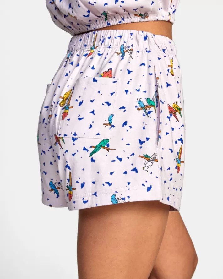 RVCA Calções LP x KLW Uncaged Lounge Feminino | VJRWNX-645<MULHER Calções