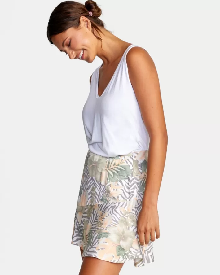 RVCA Calções Moonrise Mini Feminino | KRDXPL-637<MULHER Calções