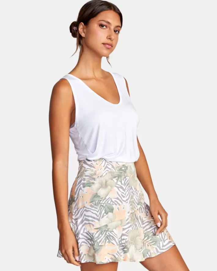 RVCA Calções Moonrise Mini Feminino | KRDXPL-637<MULHER Calções