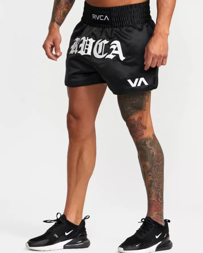 RVCA Calções Muay Thai Mod Elastic Boxing 15" Masculino | YPEHQF-968< Calções