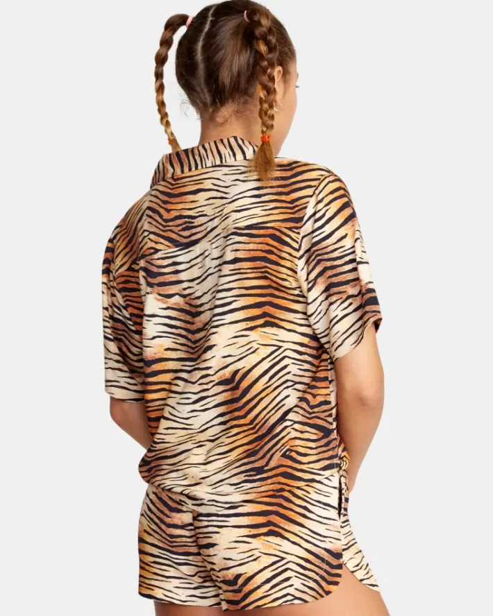 RVCA Calções New Yume Drawcord Feminino | TBWHDJ-473<MULHER Calções