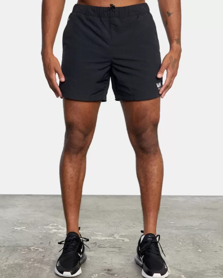 RVCA Calções Outsider Packable Elastic Walkshorts 17" Masculino | KYIXNL-672< Calções