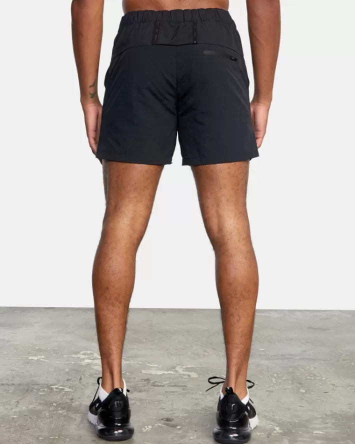RVCA Calções Outsider Packable Elastic Walkshorts 17" Masculino | KYIXNL-672< Calções
