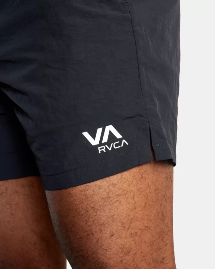 RVCA Calções Outsider Packable Elastic Walkshorts 17" Masculino | KYIXNL-672< Calções