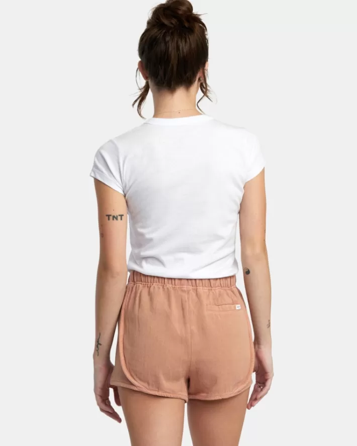 RVCA Calções Roller Elasticized Feminino | OWJARY-916<MULHER Calções