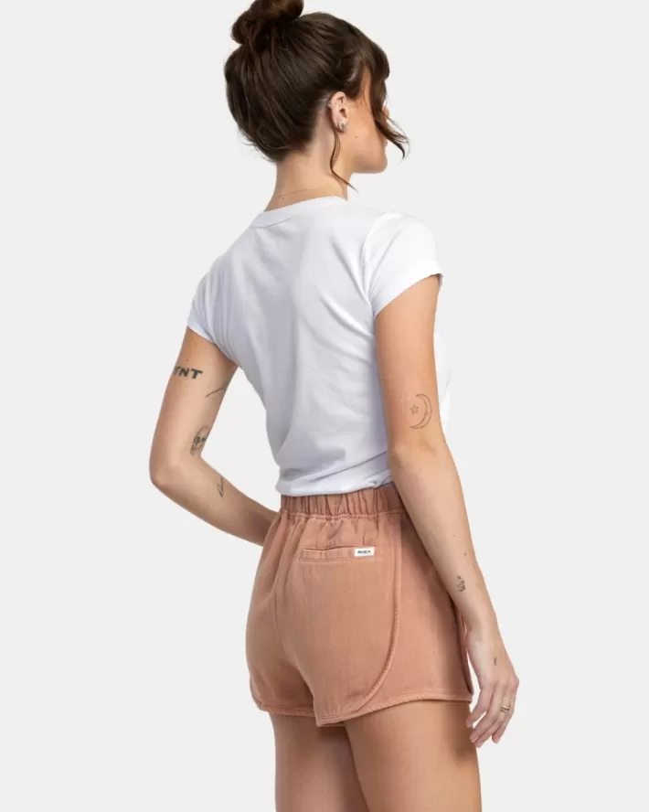 RVCA Calções Roller Elasticized Feminino | OWJARY-916<MULHER Calções