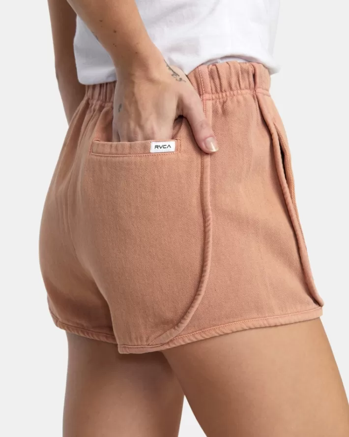 RVCA Calções Roller Elasticized Feminino | OWJARY-916<MULHER Calções