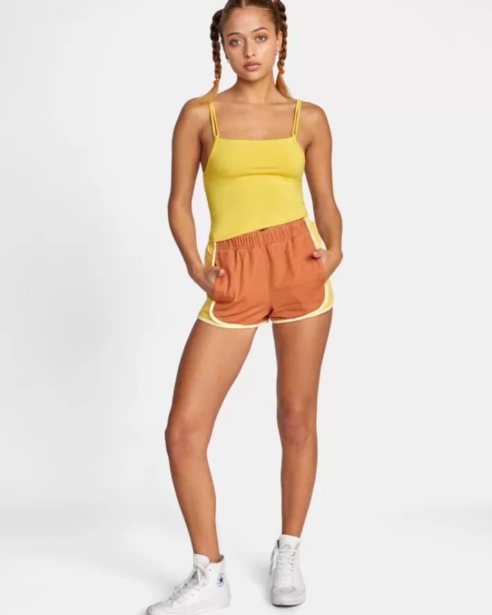 RVCA Calções Roller Feminino | NPUKFY-602<MULHER Calções