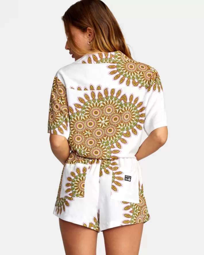 RVCA Calções Serotonin Sawyer Feminino | KHOSEI-421<MULHER Calções