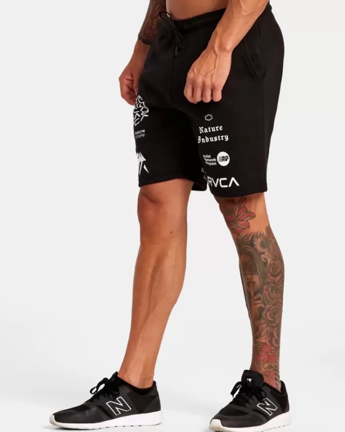 RVCA Calções VA Esportivos 19" Sports Sweat Masculino | EVYQXC-596< Calções
