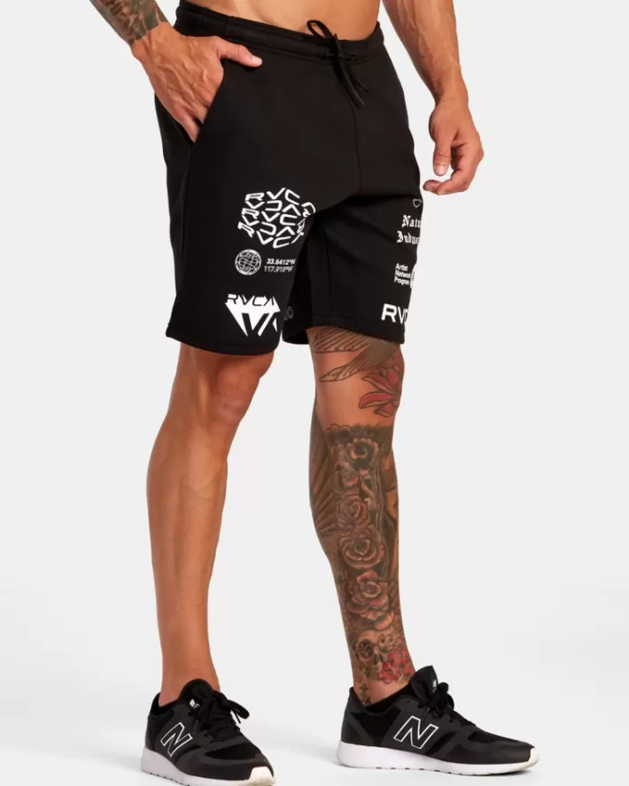RVCA Calções VA Esportivos 19" Sports Sweat Masculino | EVYQXC-596< Calções
