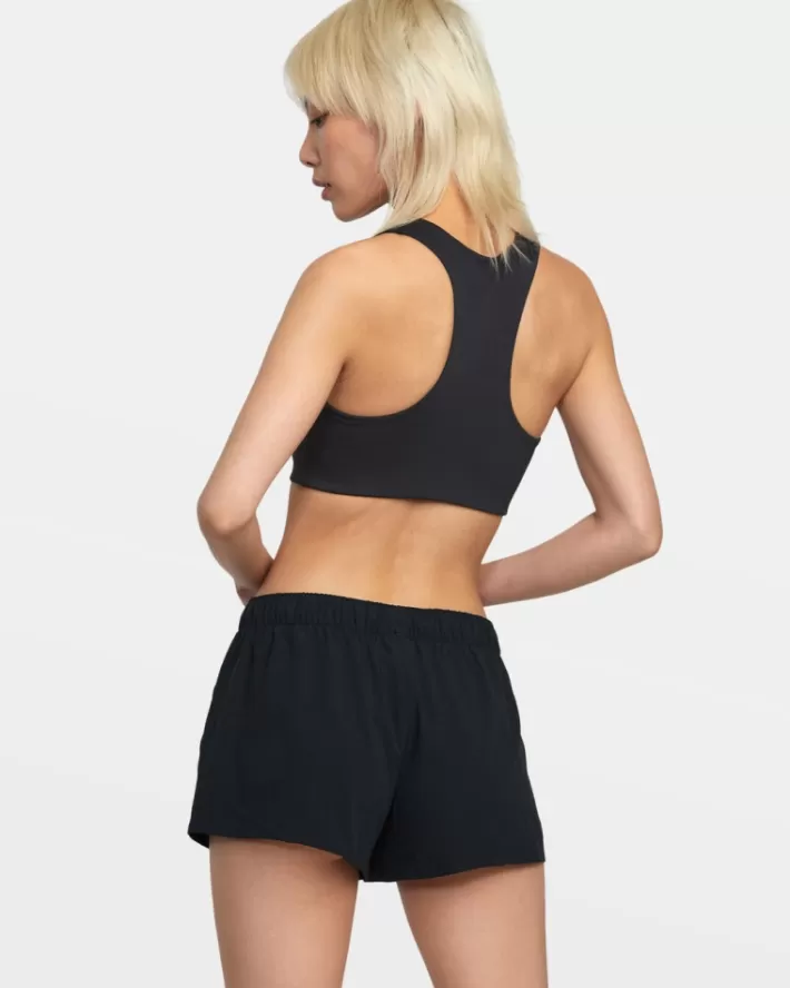 RVCA Calções VA Essential Low-Rise Yogger Esportivos Feminino | NUCGFB-641<MULHER Calções