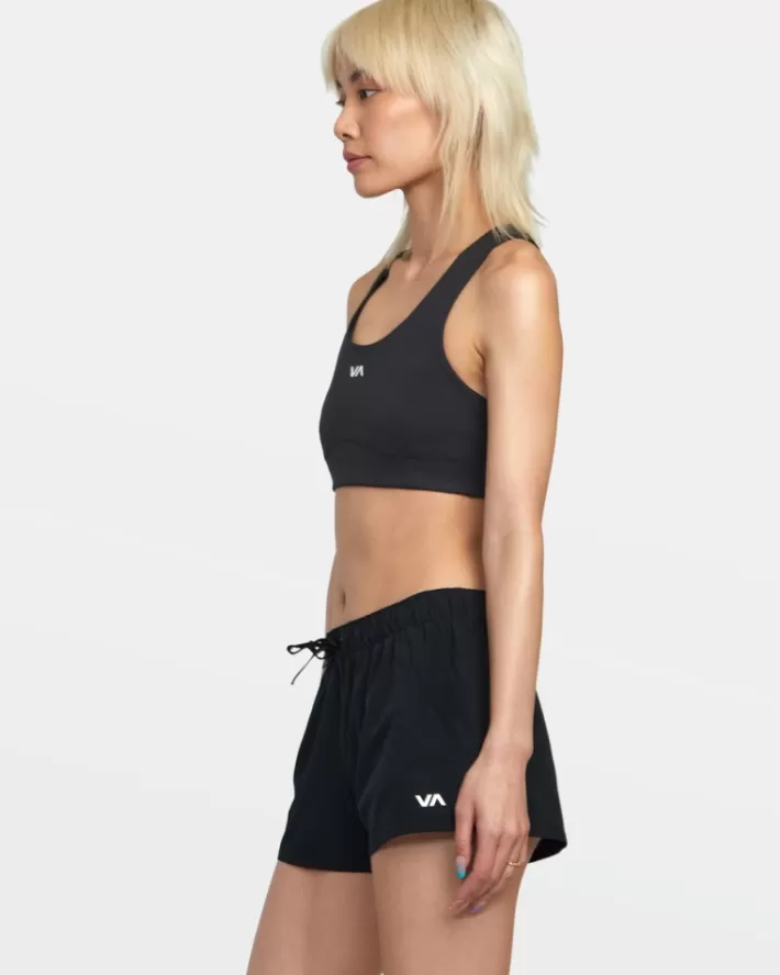 RVCA Calções VA Essential Low-Rise Yogger Esportivos Feminino | NUCGFB-641<MULHER Calções