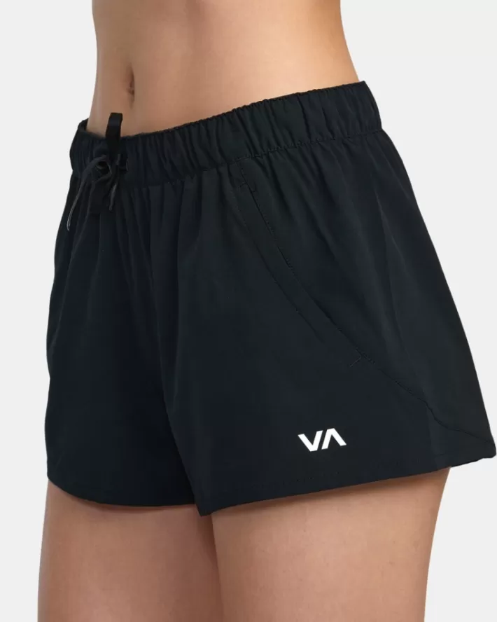 RVCA Calções VA Essential Low-Rise Yogger Esportivos Feminino | NUCGFB-641<MULHER Calções
