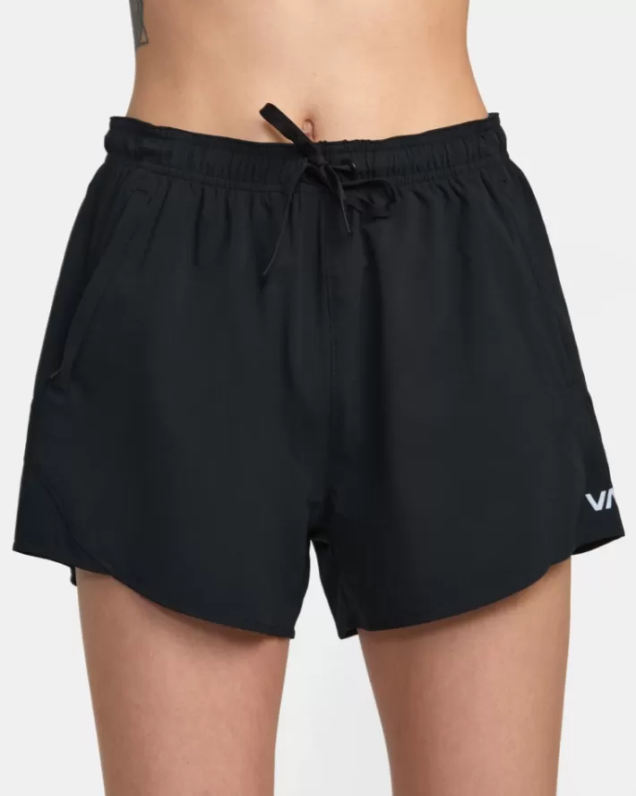RVCA Calções VA Essential Yogger Esportivos 12" Feminino | AUOTGP-106<MULHER Calções